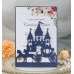 Wedding Card Design Laser Cut Castle And Carriage Invitation Iridescent  Card Greeting Card